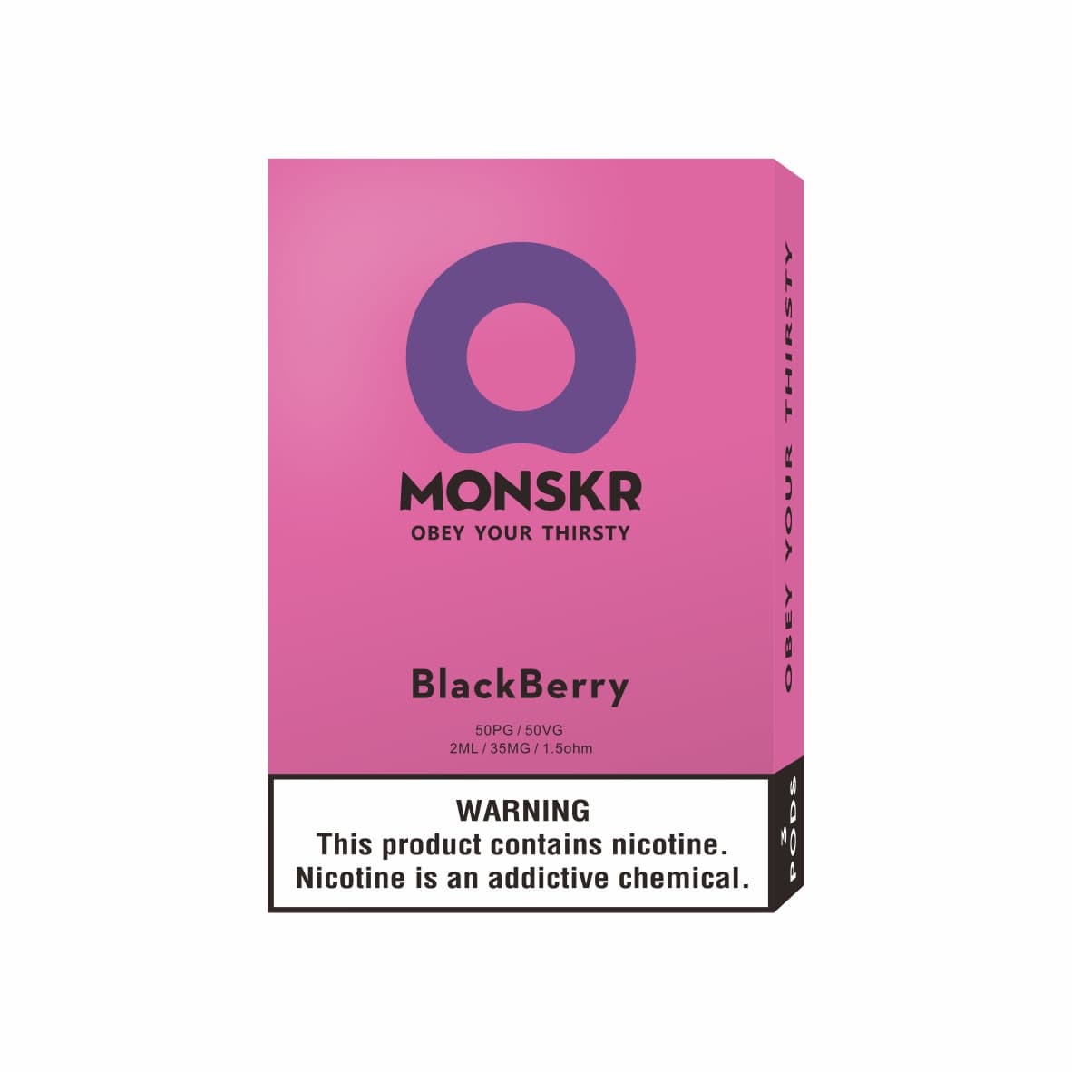 MONSKR 蒙斯科 大嘴怪 一代煙彈 黑冰 (1盒3入)