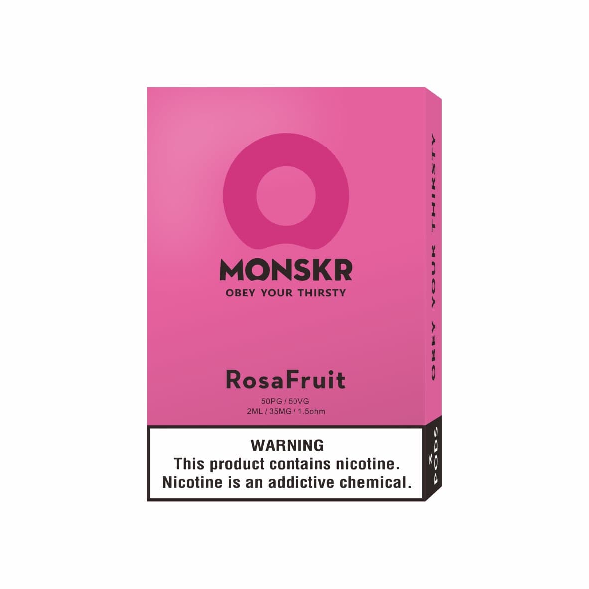 MONSKR 蒙斯科 大嘴怪 一代煙彈 玫瑰果茶 (1盒3入)