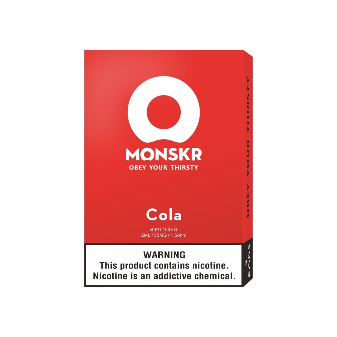 MONSKR 蒙斯科 大嘴怪 一代煙彈 可口可樂 (1盒3入)