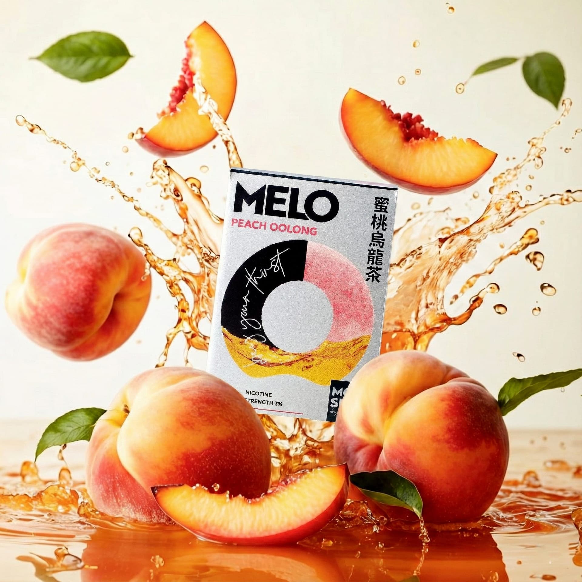MONSKR 蒙斯科 大嘴怪 MELO 五代煙彈 15蜜桃烏龍茶 (3入)